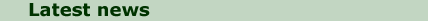 Latest news